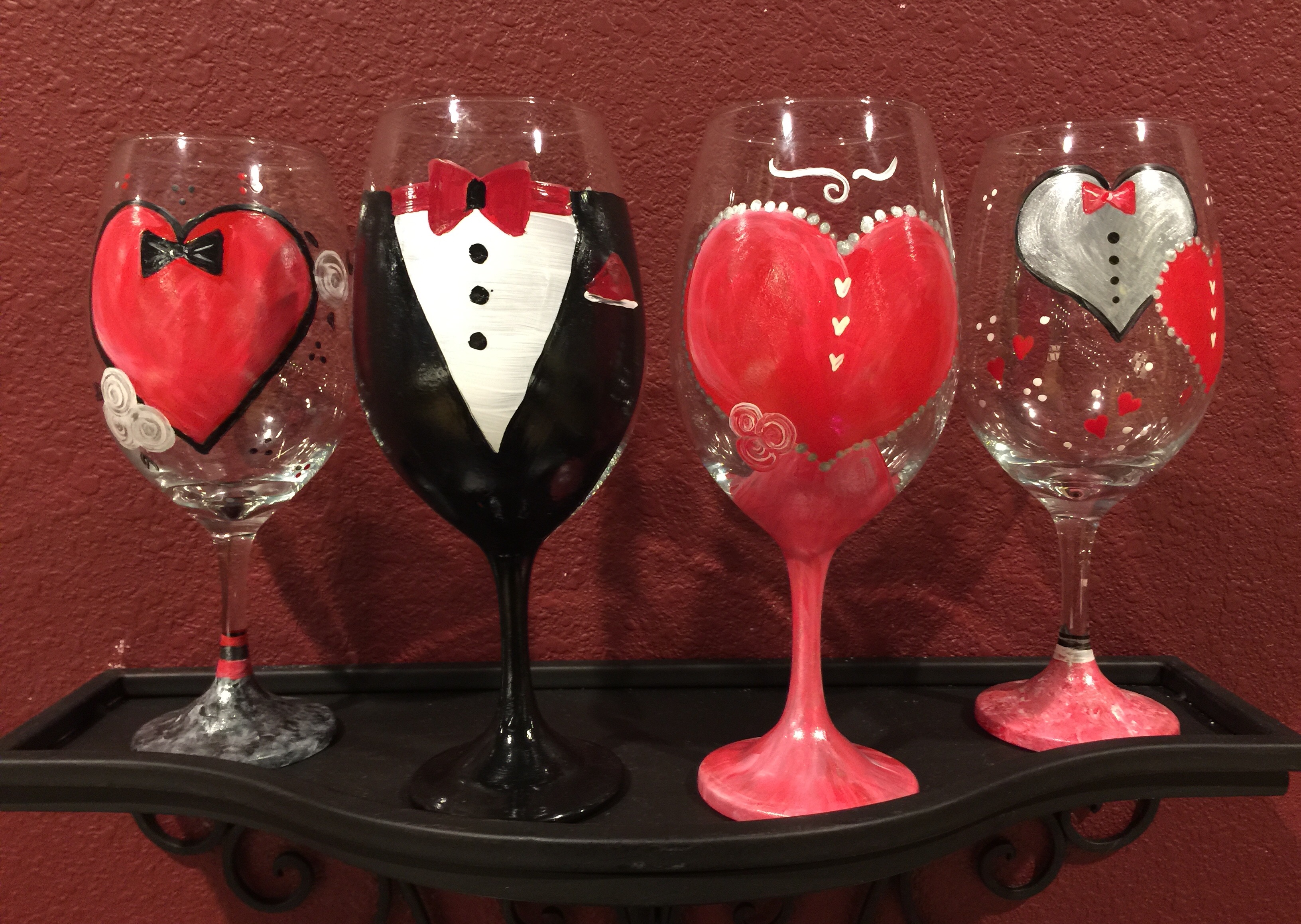 Personalized Valentine S Day Red Wine Glass Ubicaciondepersonas Cdmx Gob Mx